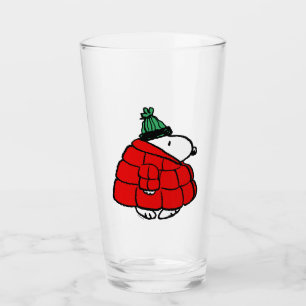 Verre cacahuètes   Veste Snoopy Red Puffer