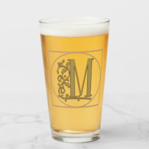 Verre Cadeau à la maison de beau mariage de MONOGRAMME
