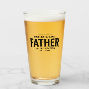 Verre Cadeau de Fête des pères moderne pour papa Customi