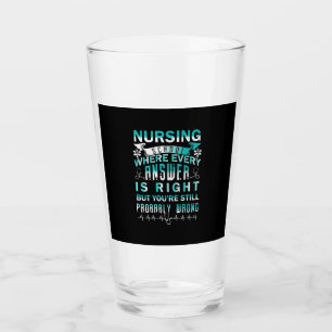 Verre Cadeau infirmière École de soins infirmiers où c
