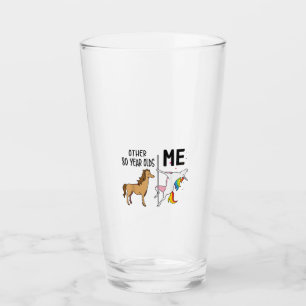 Verre Cadeau licorne 80 ans anniversaire et moi autre