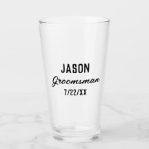 Cadeau pour garçons d'honneur Texte personnalisé F
