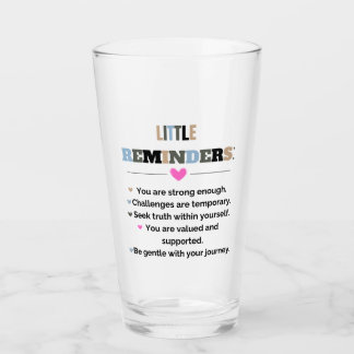 Verre Cadeaux de motivation inspirants Petits rappels
