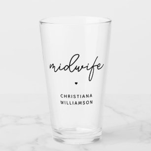Verre Cadeaux de sage-femme personnalisés