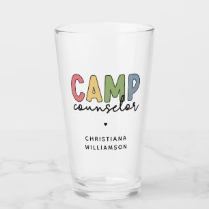 Verre Cadeaux personnalisés de conseillers de camp