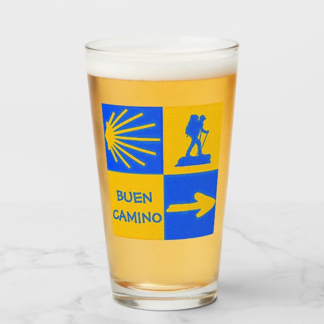 Verre Camino de Santiago (Devant (rempli))