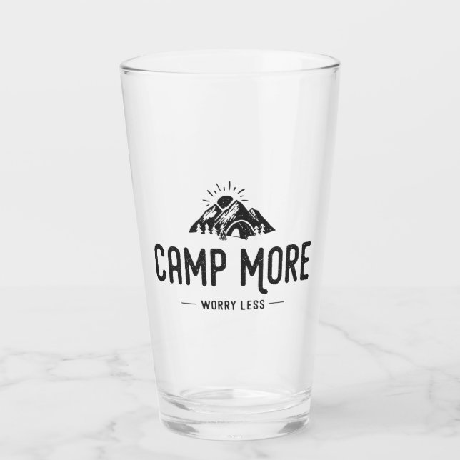 Verre Camp Plus S'Inquiéter Moins (Devant)