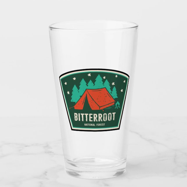 Verre Camping forestier national Bitterroot (Devant)