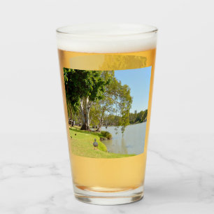 Verre Canards Sur Le Fleuve Murray Australia,