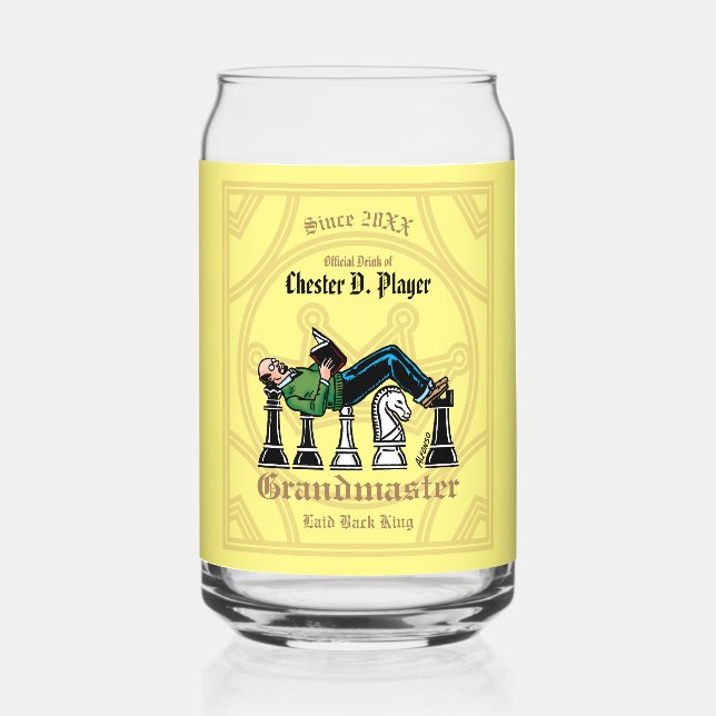 Verre canette grand maître   (Recto)