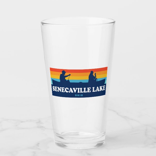 Verre Canot du lac Senecaville Ohio (Devant)