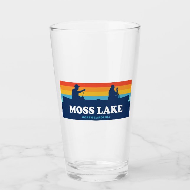 Verre Canot Moss Lake Caroline du Nord (Devant)