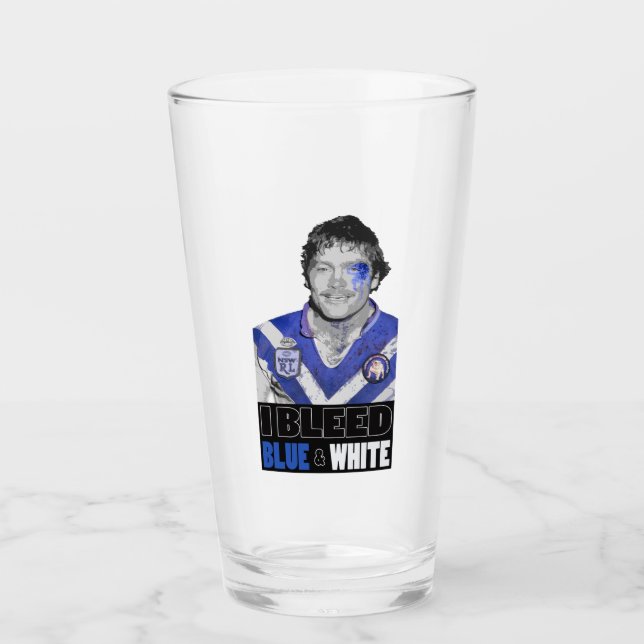 Verre Canterbury Bulldogs - Terry Lamb (Devant)