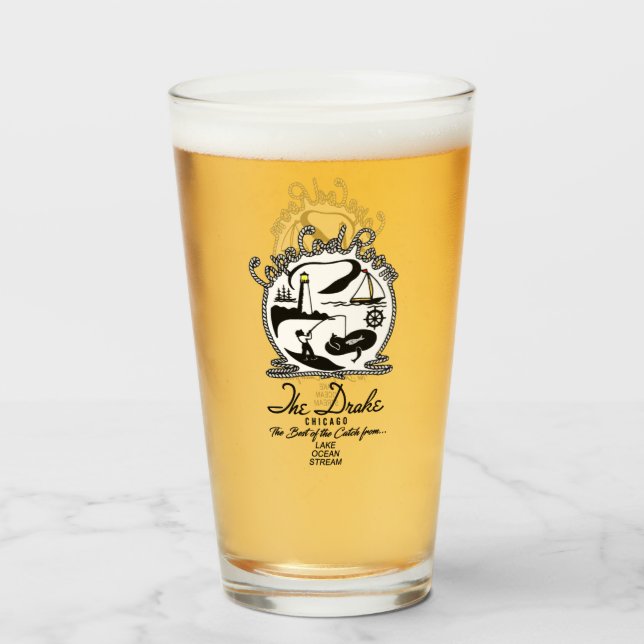 Verre Cape Cod Room, The Drake Hotel, Chicago, Illinois (Devant (rempli))