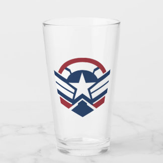 Verre Captain America Stars & Stripes