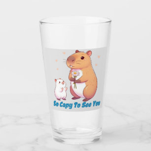 Verre Capybara - Tellement Capy De Vous Voir