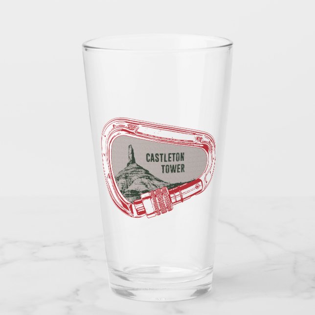 Verre Carabiner Escalade Tour Castleton (Devant)