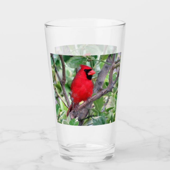Verre Cardinal - Jardin Bird Series - Shaker Glass (Devant)
