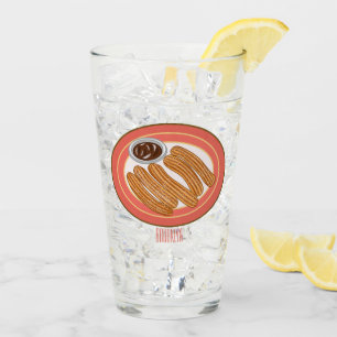 Verre Caricature de Churro