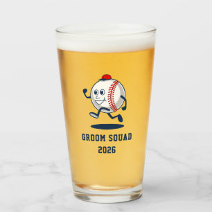 Verre Caricature personnalisée de balle de baseball