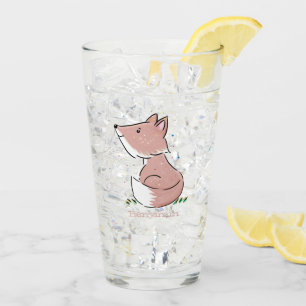 Verre Caricature pour bébé renard
