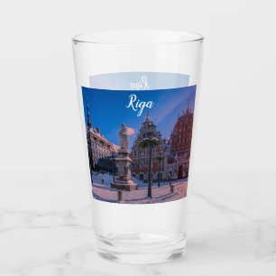Verre Carré de la mairie de Riga en hiver