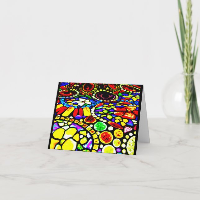 Verre carte pour notes-Louis Tiffany 14 (Devant)