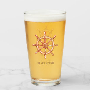 Verre Casque de bateau Beach House ID622