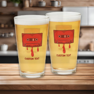 Verre Cassette du Coeur Rouge