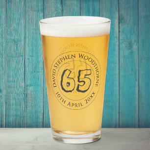 Verre Célébration commémorative d'anniversaire Personnal