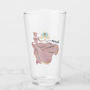 Verre Cendrillon Silhouette "Danse jusqu'à minuit"