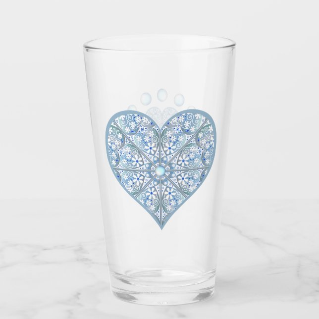 Verre Céramique Lace bleu clair (Devant)