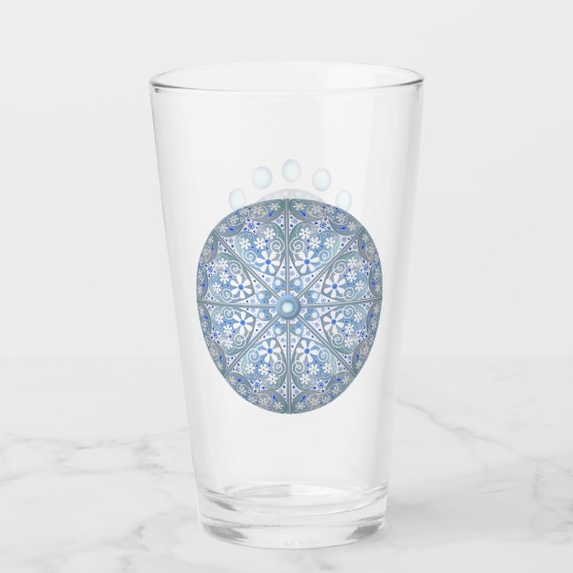 Verre Céramique Lace bleu clair (Devant)