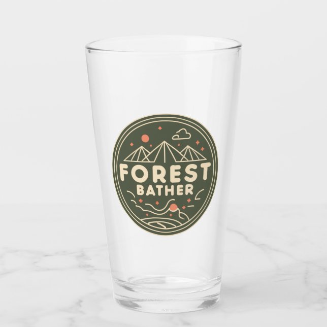 Verre Cercle de la brume forestière (Devant)