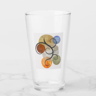 Verre Cercles à motifs contemporains
