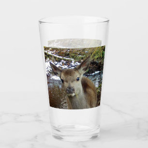 Verre Cerf Personnalisable Bébé Forêt Nature