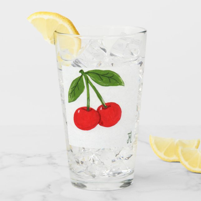 Verre Cerises Tumbler par JML (Devant glace)