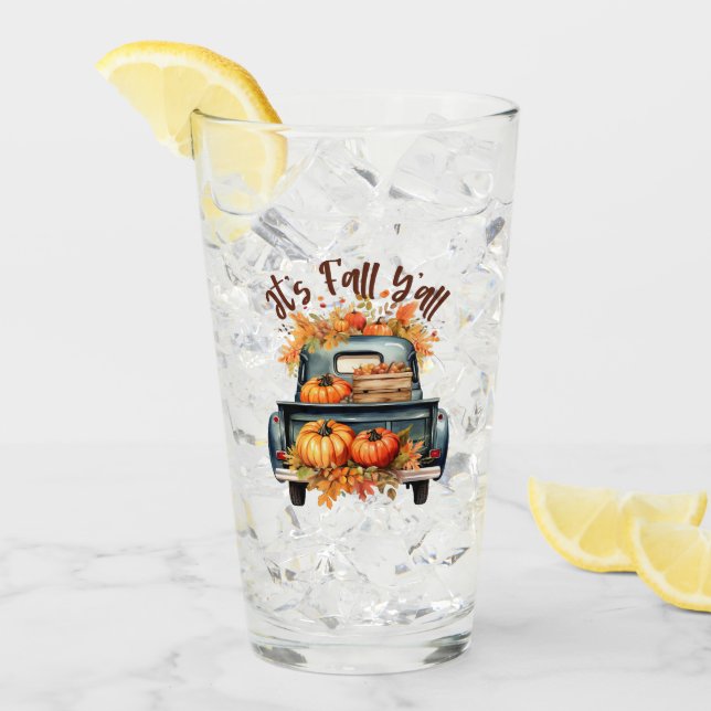 Verre C'est l'automne (Devant glace)