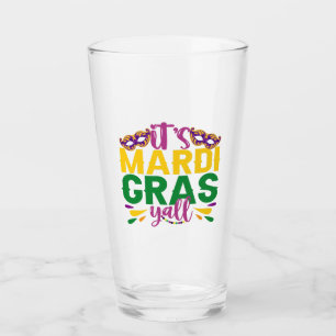 Verre C'est Mardi Gras Y'all Drôle Carnival Party Cadeau