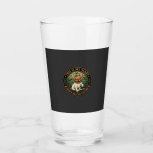 Verre C'est mon costume effrayant de bouledogue français