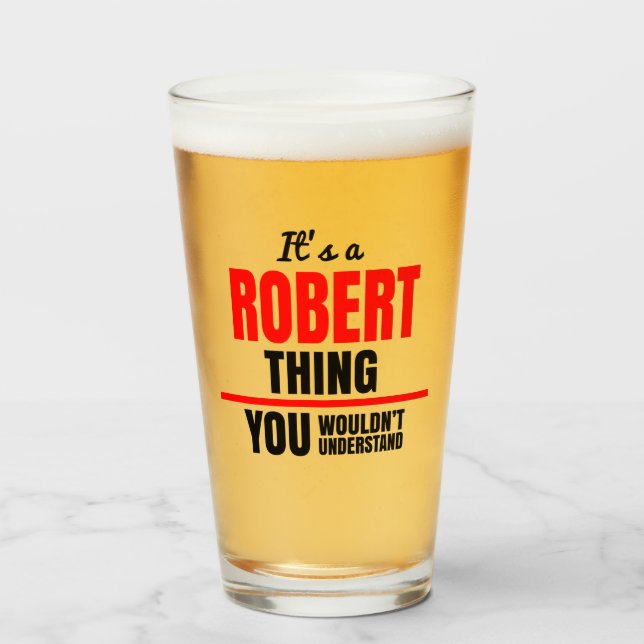 Verre C'est une chose Robert que vous ne comprendriez pa (Devant (rempli))