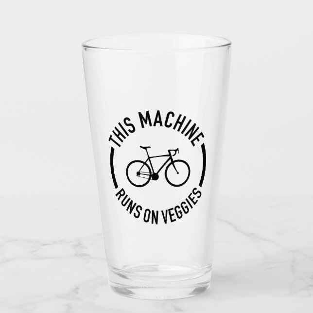 Verre Cette Machine Fonctionne Sur Un Vélo Légume (Devant)
