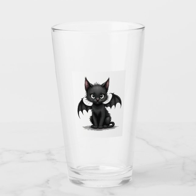 Verre Ch Ch Ch Meow Meow Scary Friday Costume Halloween  (Devant)