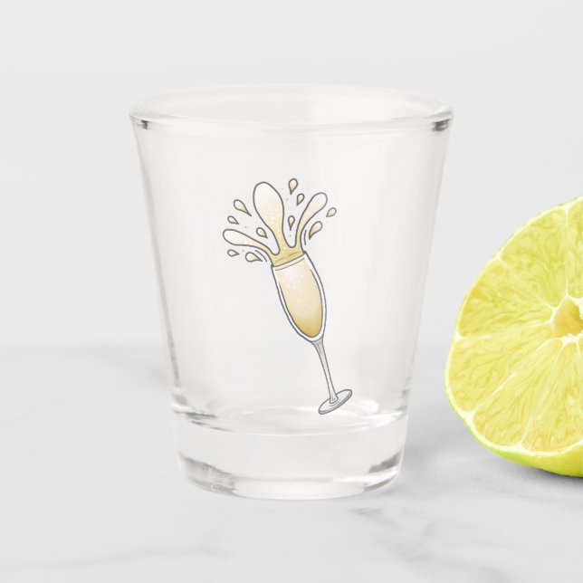 Verre Champagne de Nouvel An (Devant)