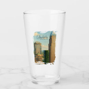 Verre Charlotte NC Aquarelle Horizon Voyage
