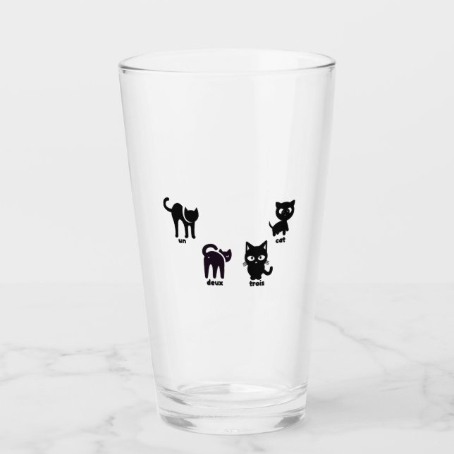 Verre chat (Devant)