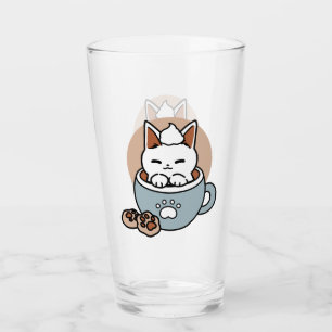 Verre Chat adorable en Mug Conception de vacances - Chat