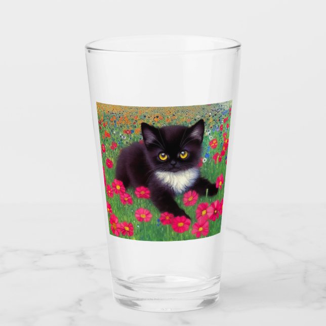 Verre Chat Gustav Klimt Tuxedo (Devant)
