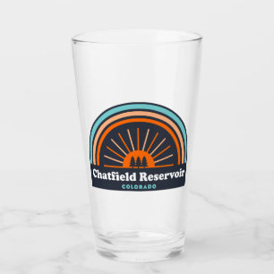 Verre Chatfield Réservoir Colorado Arc-en-ciel