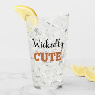 Verre Chauve sorcière d'Halloween   Éffrayant adorable